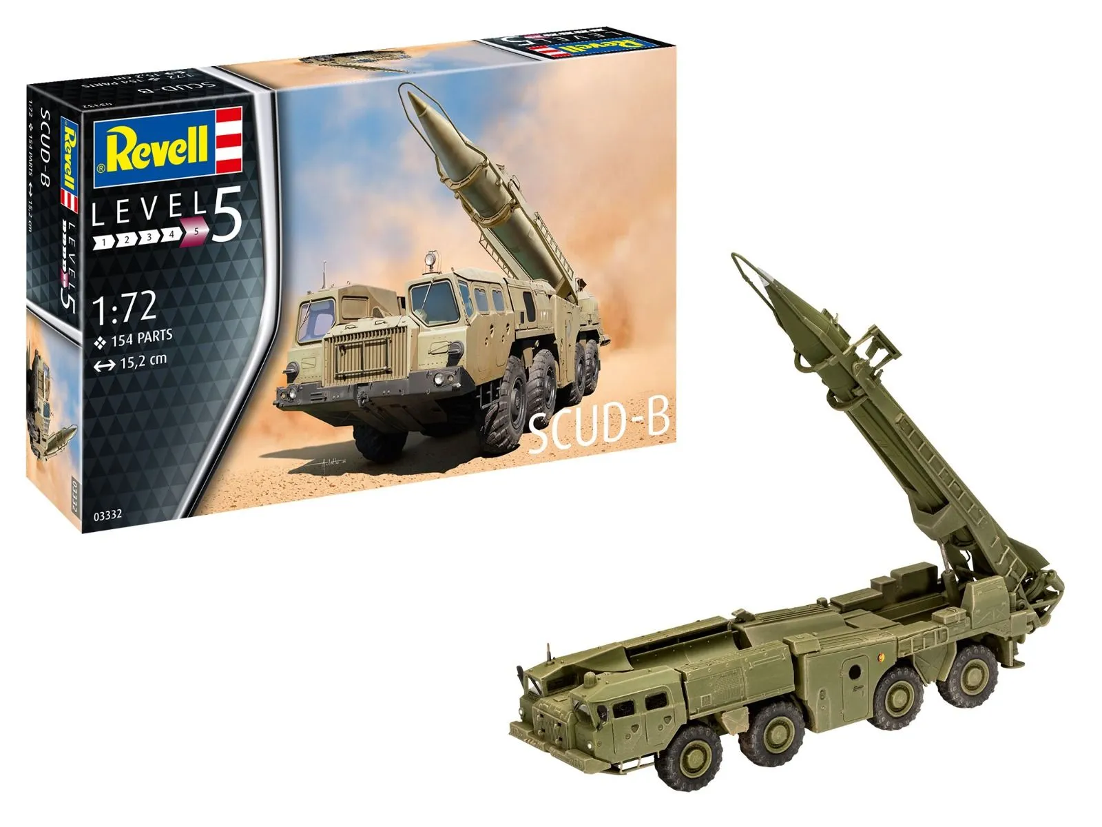 Revell 1/72 SCUD-B With MAZ-543 Transport And Launcher # 03332 12 Revell 1/72 SCUD-B With MAZ-543 Transport And Launcher # 03332 - Image 10