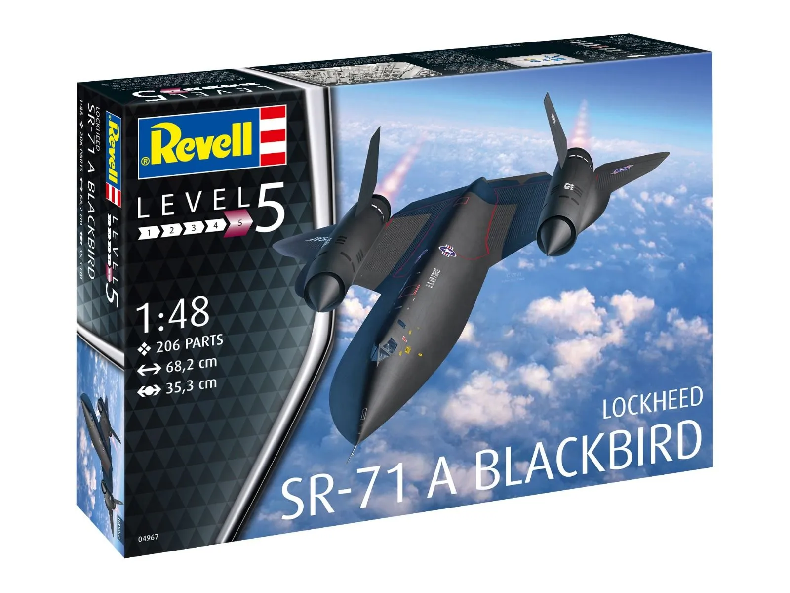Revell 1/48 Lockheed SR-71 Blackbird # 04967 14 Revell 1/48 Lockheed SR-71 Blackbird # 04967 - Image 12