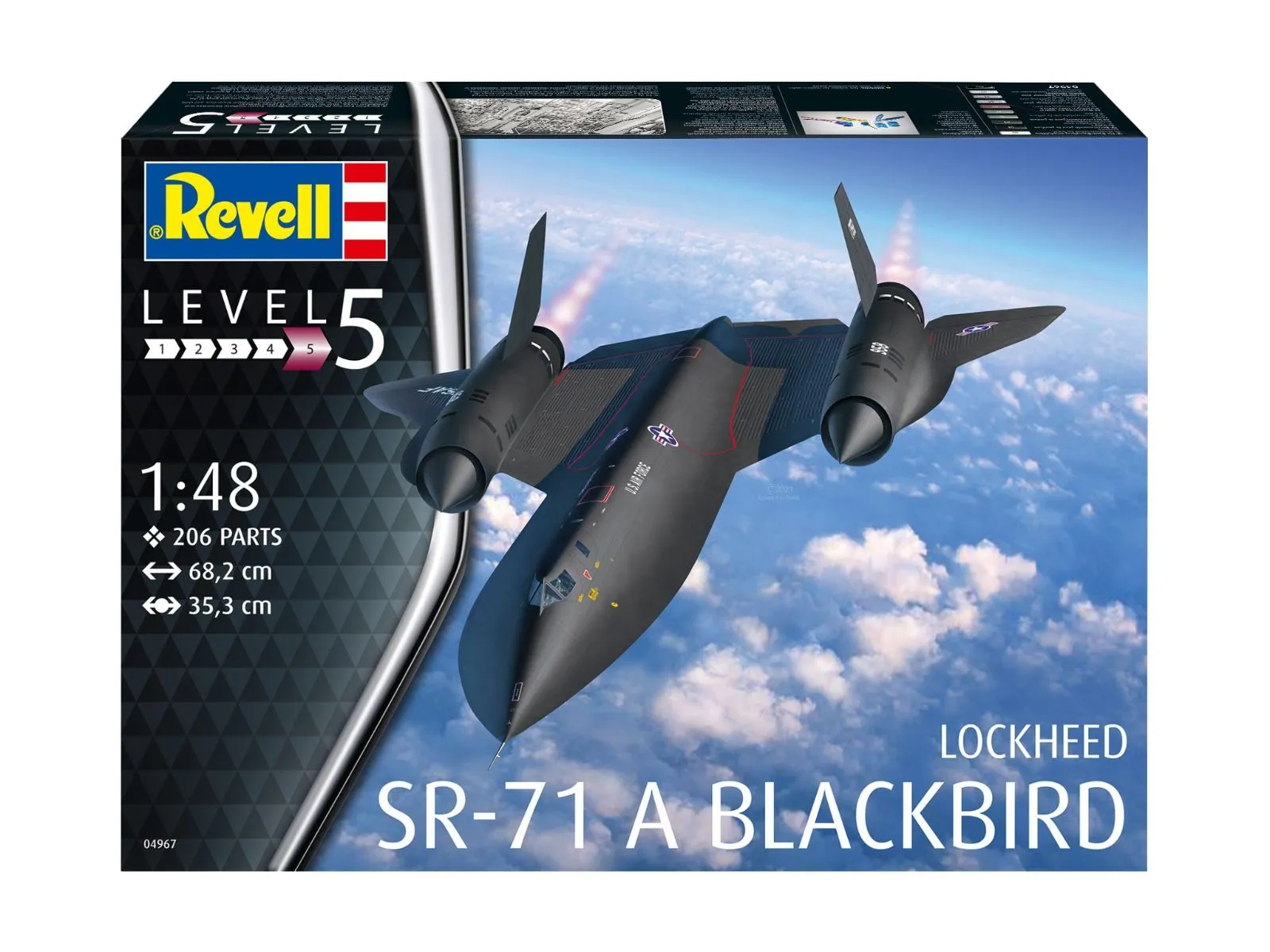 Revell 1/48 Lockheed SR-71 Blackbird # 04967 15 Revell 1/48 Lockheed SR-71 Blackbird # 04967 - Image 13