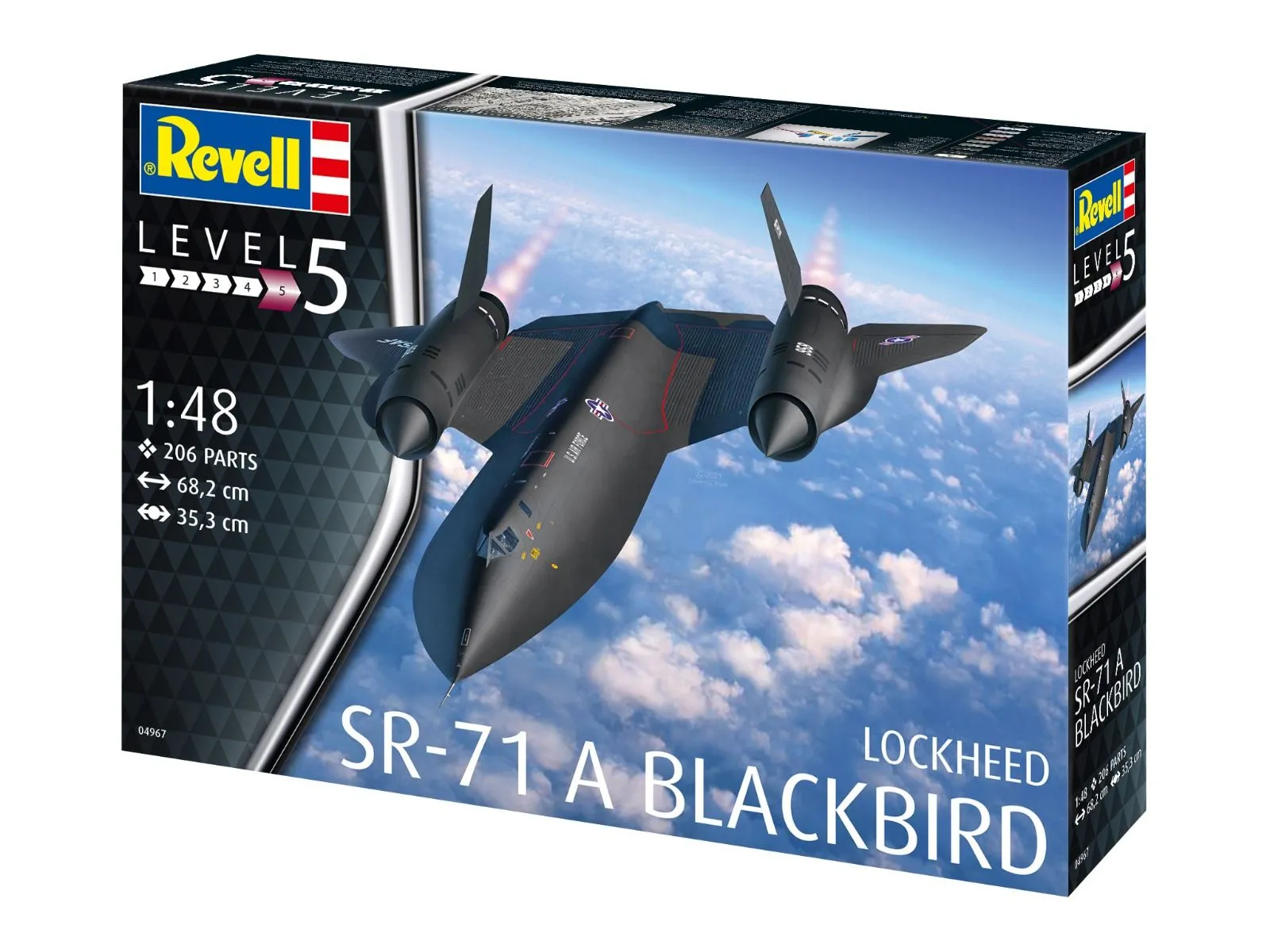 Revell 1/48 Lockheed SR-71 Blackbird # 04967 17 Revell 1/48 Lockheed SR-71 Blackbird # 04967 - Image 15
