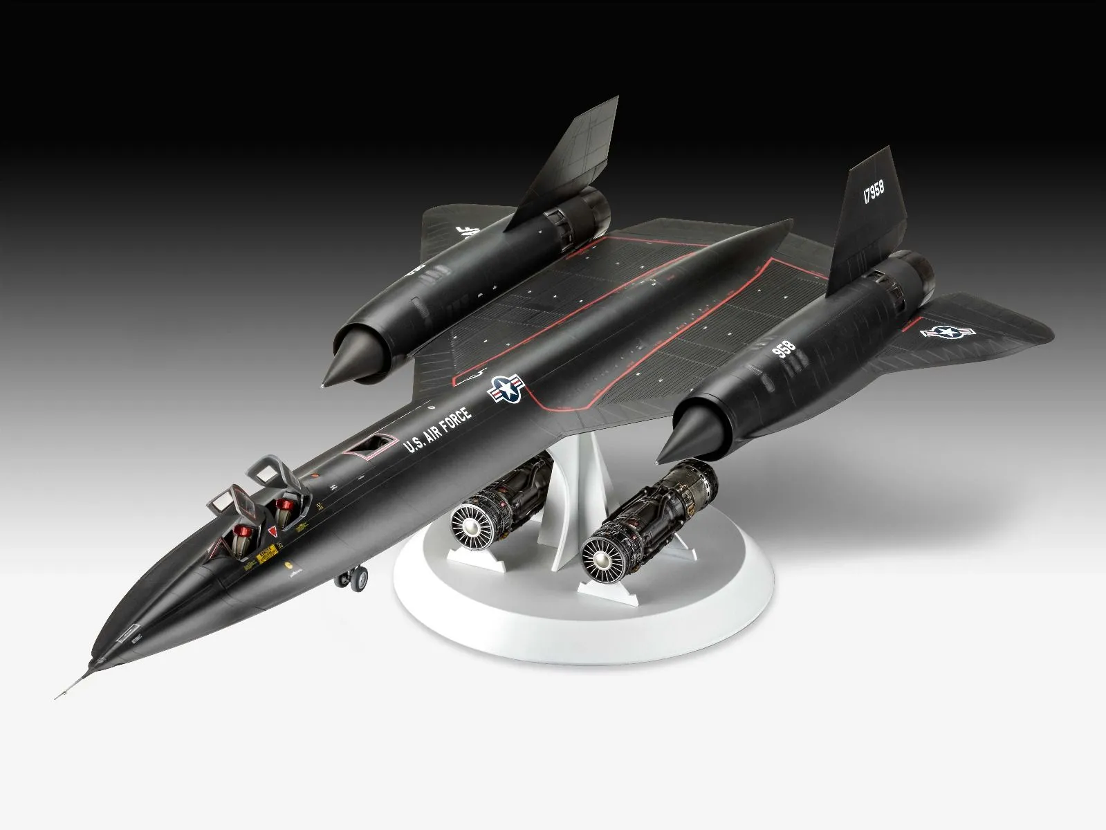 Revell 1/48 Lockheed SR-71 Blackbird # 04967 5 Revell 1/48 Lockheed SR-71 Blackbird # 04967 - Image 3