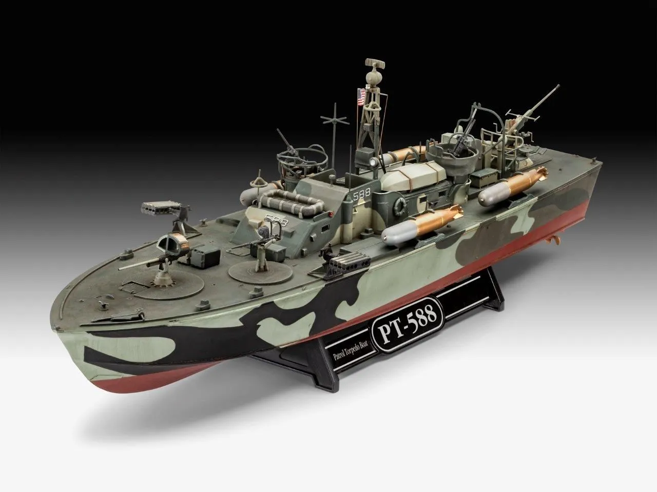 Revell 1/72 Patrol Torpedo Boat PT-588/PT-579 (Late) # 05165 4 Revell 1/72 Patrol Torpedo Boat PT-588/PT-579 (Late) # 05165 - Image 2