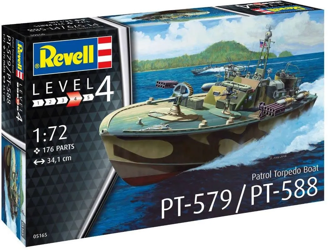 Revell 1/72 Patrol Torpedo Boat PT-588/PT-579 (Late) # 05165 9 Revell 1/72 Patrol Torpedo Boat PT-588/PT-579 (Late) # 05165 - Image 7