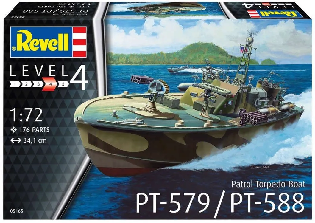 Revell 1/72 Patrol Torpedo Boat PT-588/PT-579 (Late) # 05165 10 Revell 1/72 Patrol Torpedo Boat PT-588/PT-579 (Late) # 05165 - Image 8