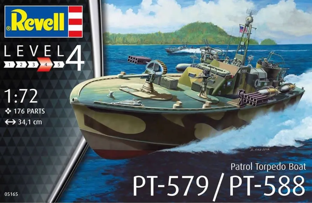 Revell 1/72 Patrol Torpedo Boat PT-588/PT-579 (Late) # 05165 13 Revell 1/72 Patrol Torpedo Boat PT-588/PT-579 (Late) # 05165 - Image 11