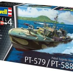 Revell 1/72 Patrol Torpedo Boat PT-588/PT-579 (Late) # 05165 21 Revell 1/72 Patrol Torpedo Boat PT-588/PT-579 (Late) # 05165 -Aircraft Kits Sales rv5165 8
