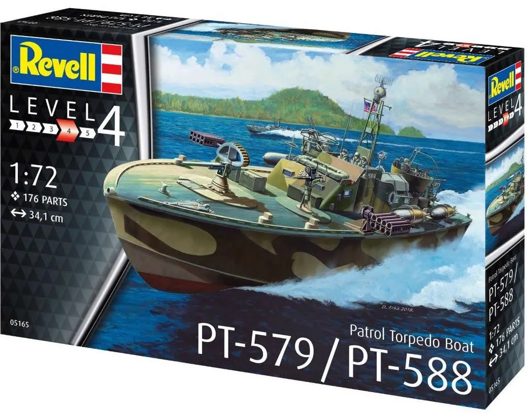 Revell 1/72 Patrol Torpedo Boat PT-588/PT-579 (Late) # 05165 11 Revell 1/72 Patrol Torpedo Boat PT-588/PT-579 (Late) # 05165 - Image 9