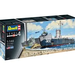 Revell 1/144 US Navy Landing Ship Medium (Bofors 40mm) # 05169 -Aircraft Kits Sales rv5169 5