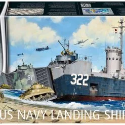 Revell 1/144 US Navy Landing Ship Medium (Bofors 40mm) # 05169 -Aircraft Kits Sales rv5169 6