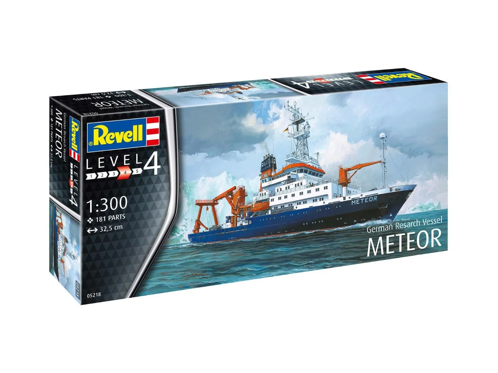 Revell 1/300 German Research Vessel Meteor # 05218 15 Revell 1/300 German Research Vessel Meteor # 05218 - Image 13