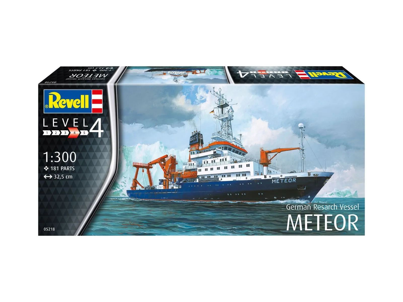 Revell 1/300 German Research Vessel Meteor # 05218 16 Revell 1/300 German Research Vessel Meteor # 05218 - Image 14