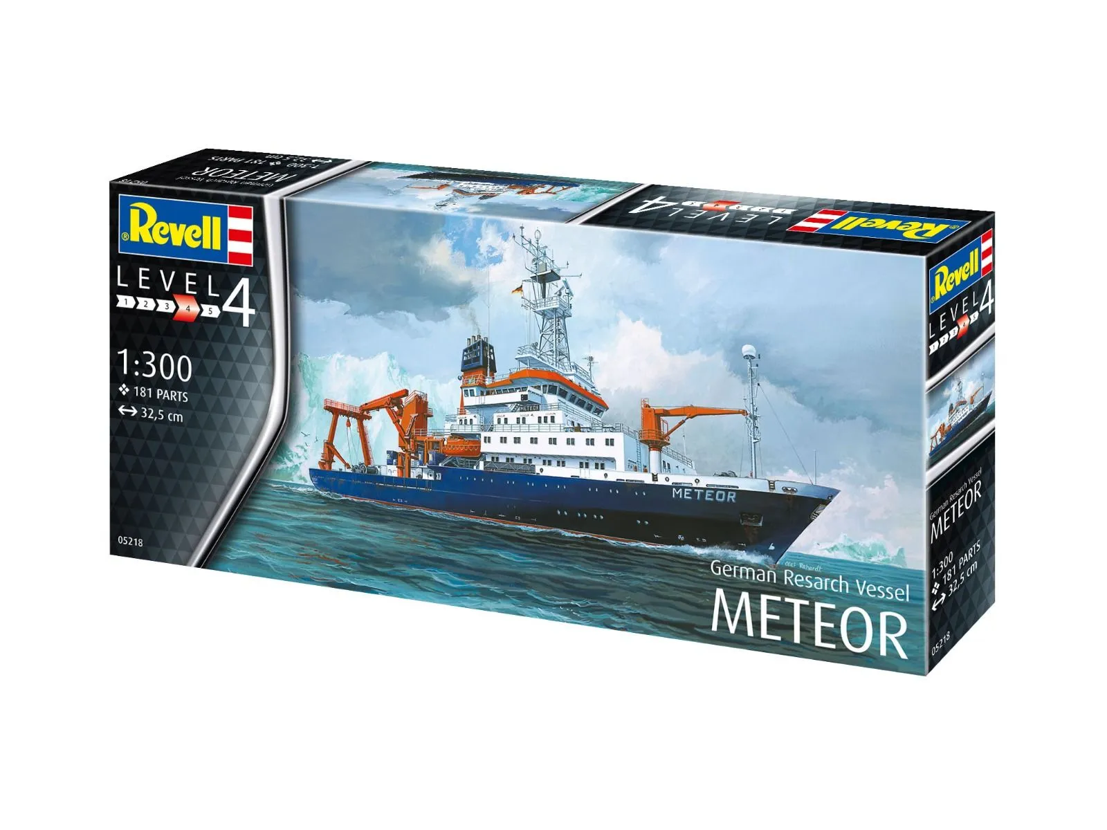 Revell 1/300 German Research Vessel Meteor # 05218 17 Revell 1/300 German Research Vessel Meteor # 05218 - Image 15