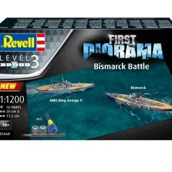 Revell 1/1200 First Diorama Set. H.M.S. King George V And Bismarck # 05668 -Aircraft Kits Sales rv5668 10