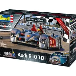 Revell 1/24 Audi R10 TDI Le Mans & 3D Puzzle Gift Set # 05682 -Aircraft Kits Sales rv5682 12