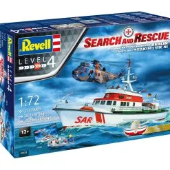 Revell 1/72 SAR 'Goodbye' DGzRS ‘Berlin’ (formally ‘Arkona’) And Westland Seaking Mk.41 Gift Set # 05683 -Aircraft Kits Sales rv5683 18