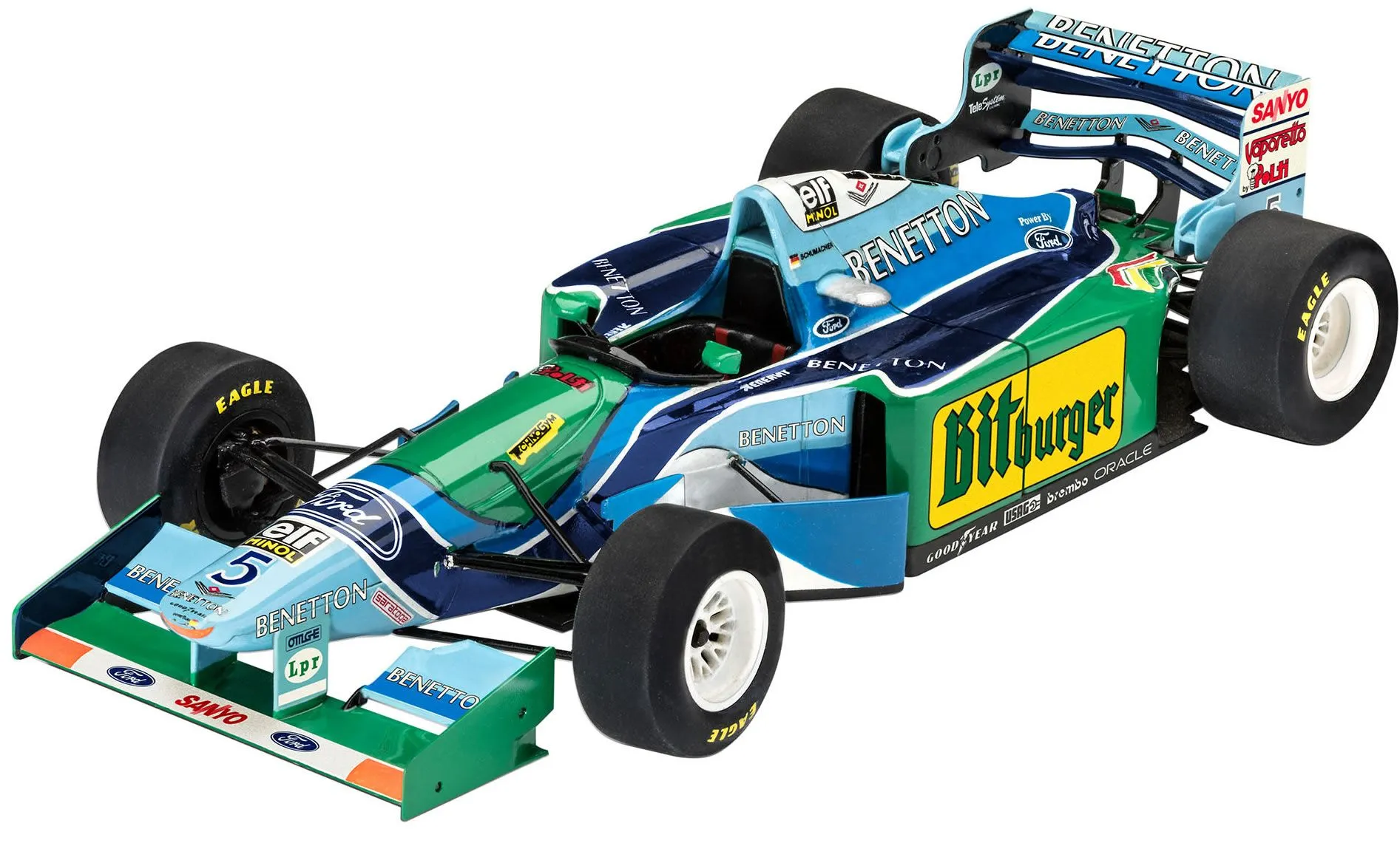 Revell 1/24 Gift Set Benetton Ford B194 "25th Anniversary" # 05689 3 Revell 1/24 Gift Set Benetton Ford B194 "25th Anniversary" # 05689