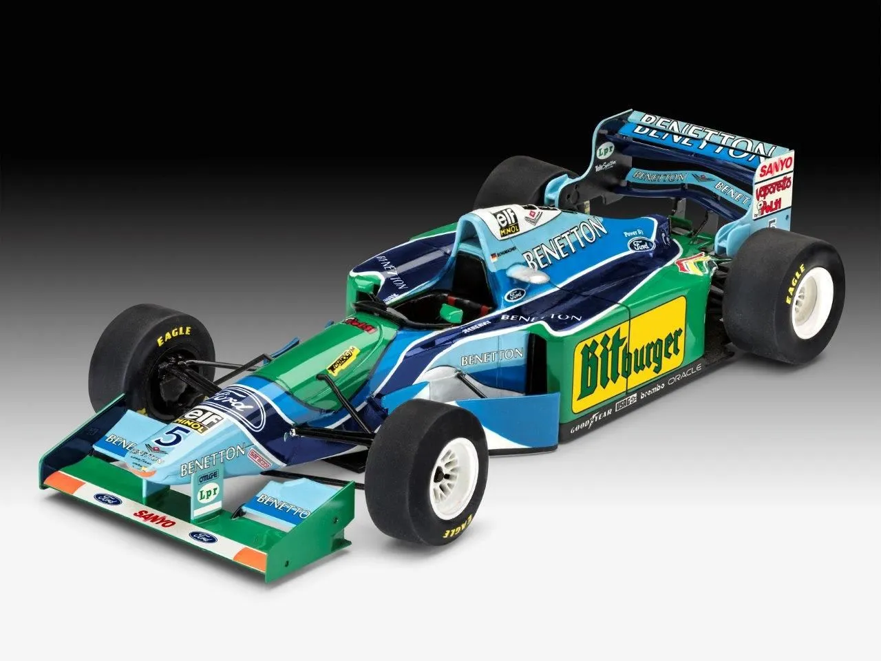 Revell 1/24 Gift Set Benetton Ford B194 "25th Anniversary" # 05689 4 Revell 1/24 Gift Set Benetton Ford B194 "25th Anniversary" # 05689 - Image 2