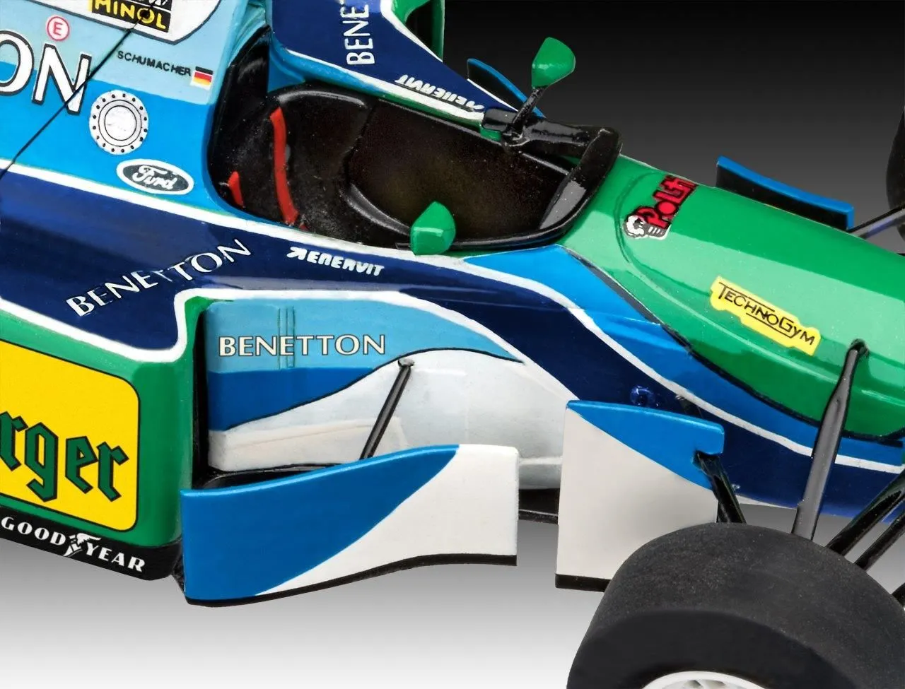 Revell 1/24 Gift Set Benetton Ford B194 "25th Anniversary" # 05689 6 Revell 1/24 Gift Set Benetton Ford B194 "25th Anniversary" # 05689 - Image 4