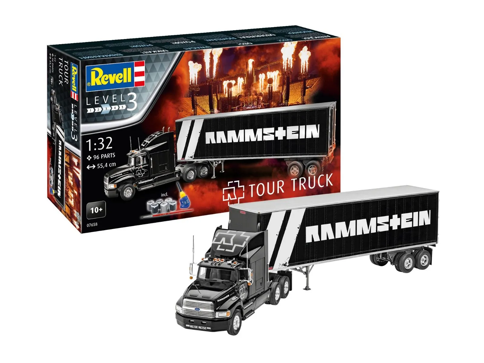 Revell 1/25 Tour Truck 'Rammstein' Gift Set # 07658 3 Revell 1/25 Tour Truck 'Rammstein' Gift Set # 07658