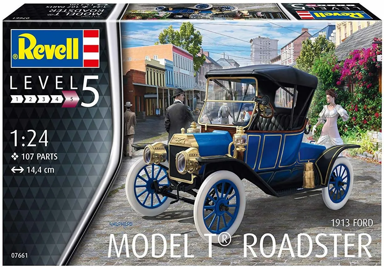 Revell 1/24 Ford Model T Roadster (1913) # 07661 9 Revell 1/24 Ford Model T Roadster (1913) # 07661 - Image 7