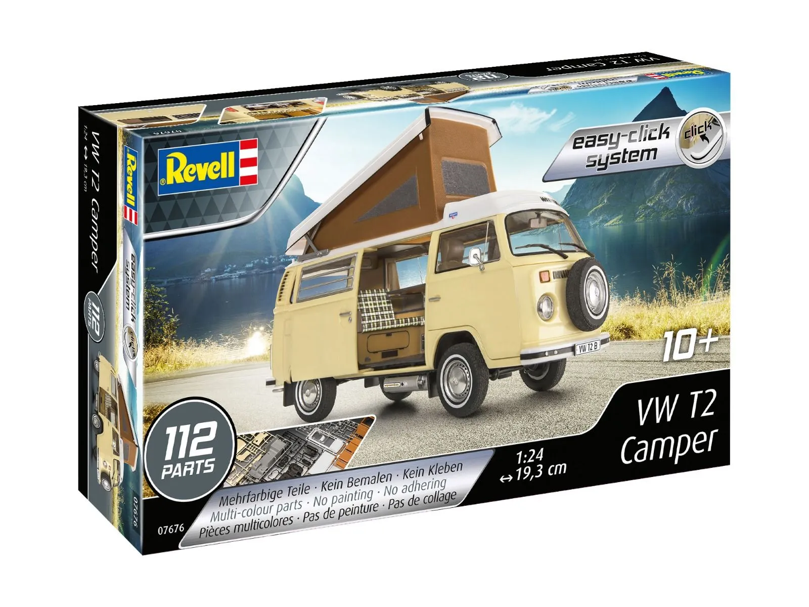 Revell 1/24 VW T2 Camper (easy-click) # 07676 8 Revell 1/24 VW T2 Camper (easy-click) # 07676 - Image 6