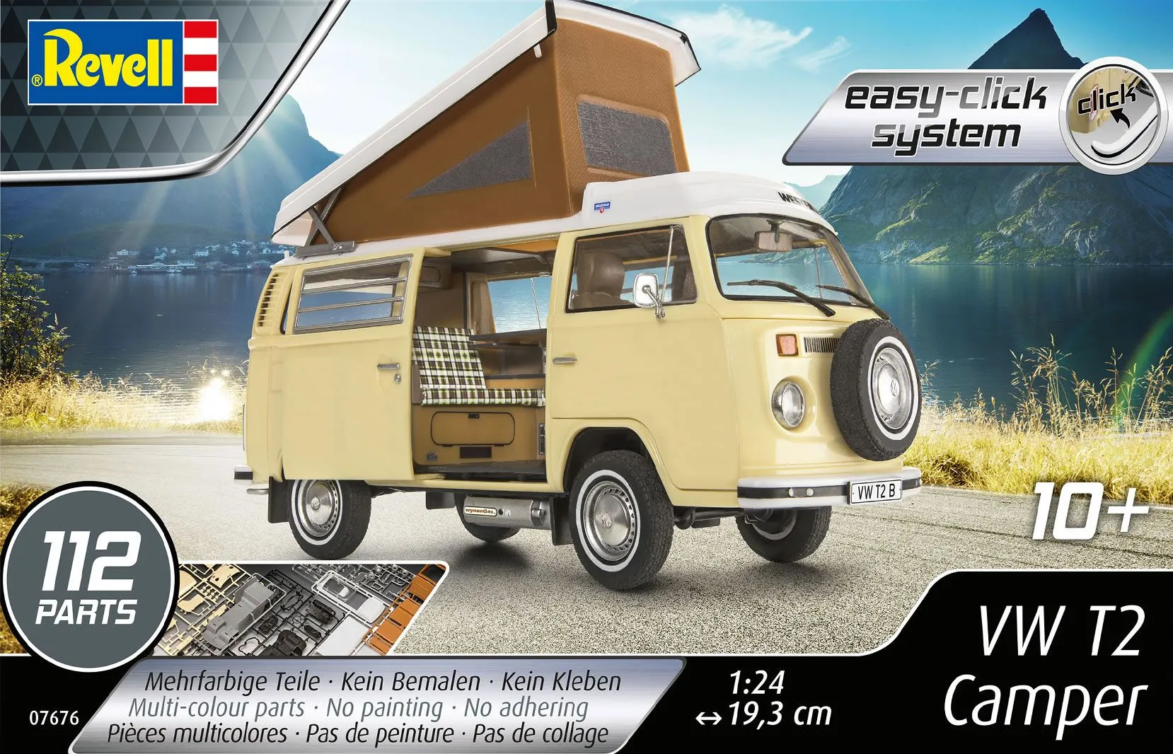 Revell 1/24 VW T2 Camper (easy-click) # 07676 11 Revell 1/24 VW T2 Camper (easy-click) # 07676 - Image 9
