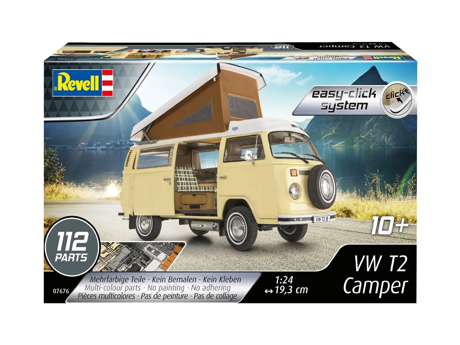 Revell 1/24 VW T2 Camper (easy-click) # 07676 9 Revell 1/24 VW T2 Camper (easy-click) # 07676 - Image 7