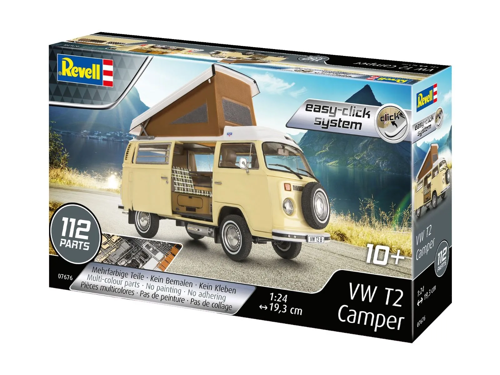 Revell 1/24 VW T2 Camper (easy-click) # 07676 10 Revell 1/24 VW T2 Camper (easy-click) # 07676 - Image 8
