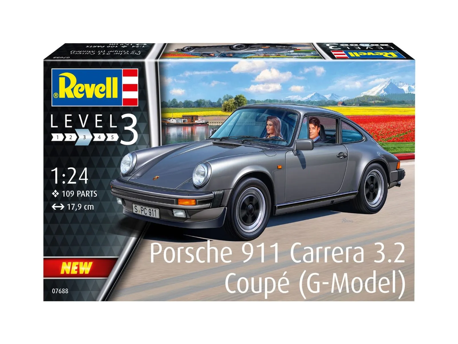 Revell 1/24 Porsche 911 Carrera 3.2 G Model Coupe NEW TOOL # 07688 13 Revell 1/24 Porsche 911 Carrera 3.2 G Model Coupe NEW TOOL # 07688 - Image 11