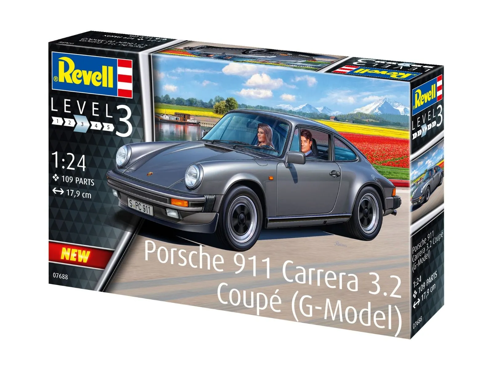 Revell 1/24 Porsche 911 Carrera 3.2 G Model Coupe NEW TOOL # 07688 14 Revell 1/24 Porsche 911 Carrera 3.2 G Model Coupe NEW TOOL # 07688 - Image 12