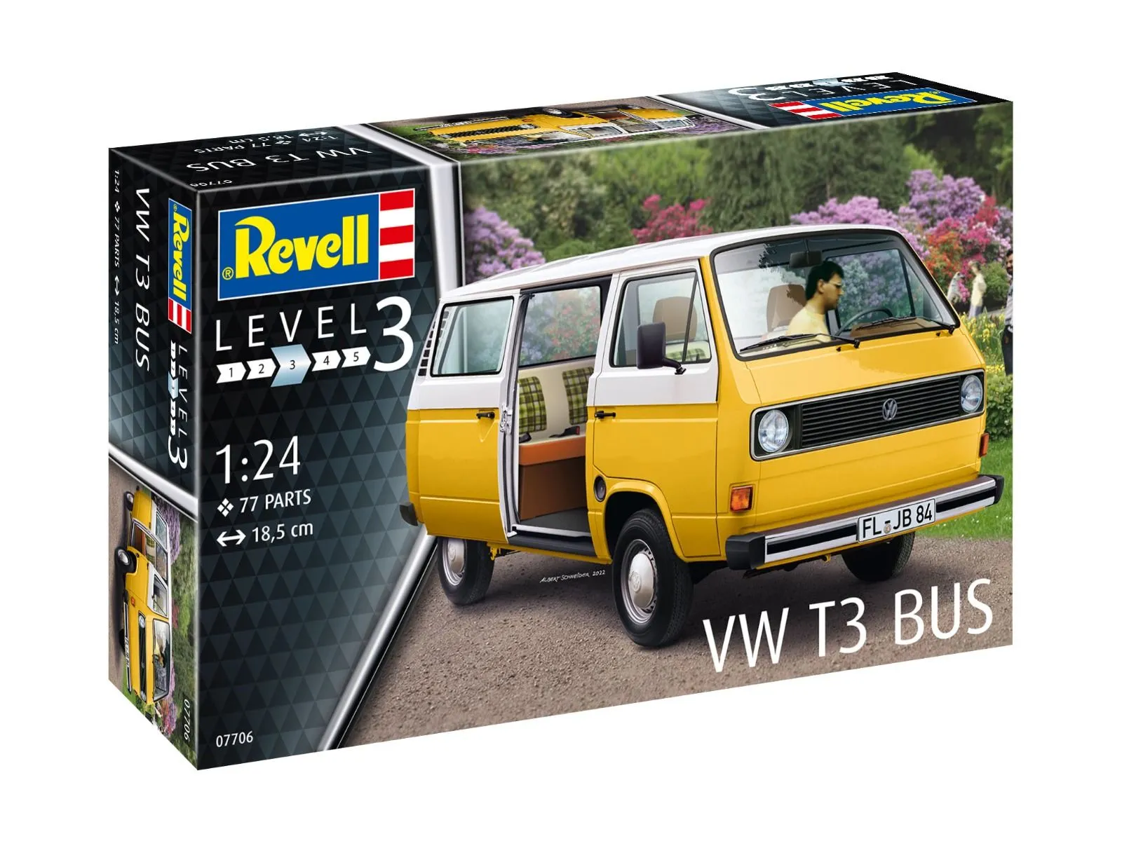 Revell 1/24 VW T3 Bus # 07706 11 Revell 1/24 VW T3 Bus # 07706 - Image 9