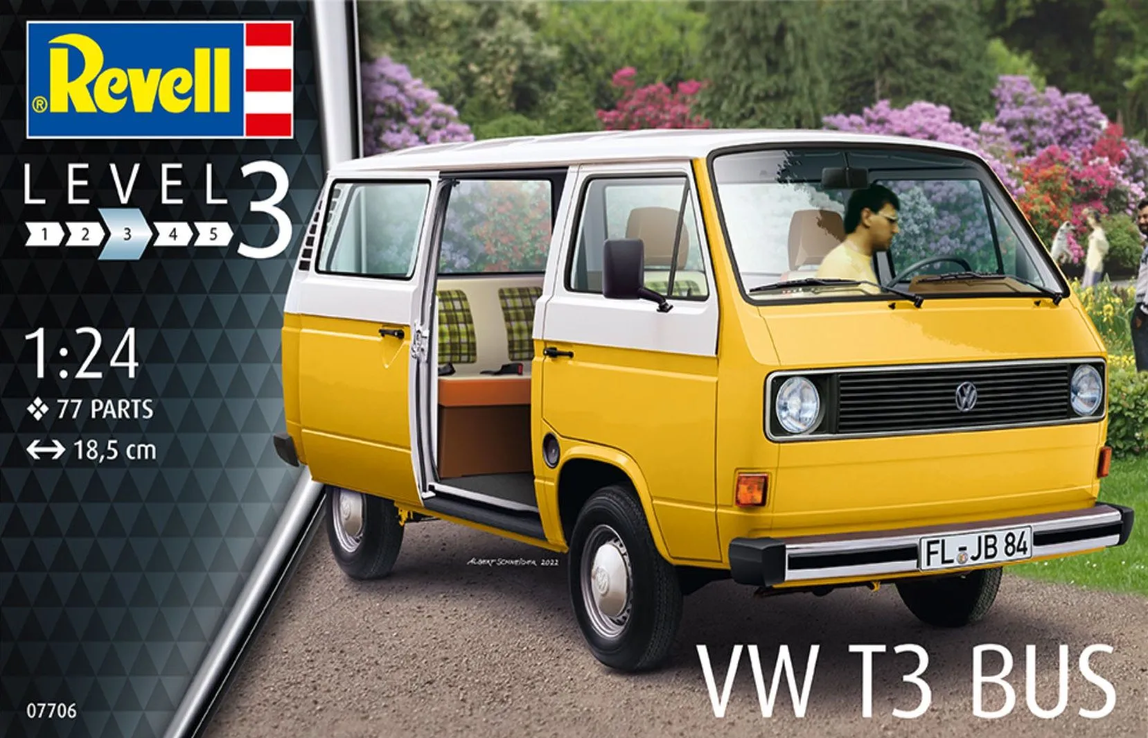 Revell 1/24 VW T3 Bus # 07706 13 Revell 1/24 VW T3 Bus # 07706 - Image 11