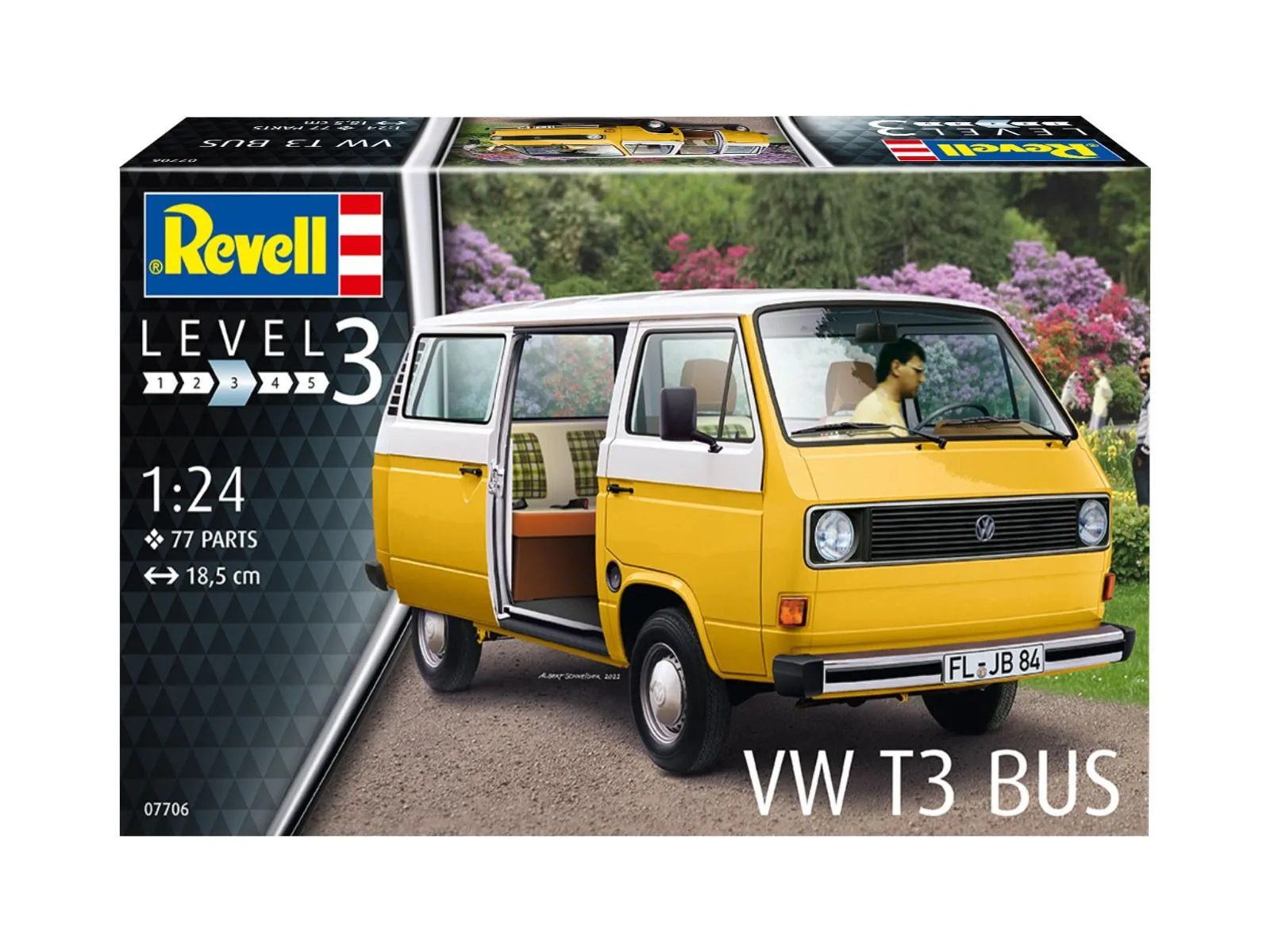 Revell 1/24 VW T3 Bus # 07706 12 Revell 1/24 VW T3 Bus # 07706 - Image 10