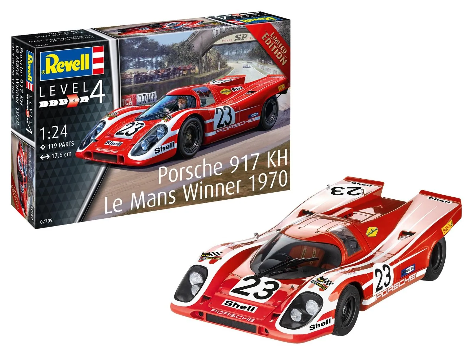 Revell 1/24 Porsche 917K Le Mans 1970 # 07709 3 Revell 1/24 Porsche 917K Le Mans 1970 # 07709