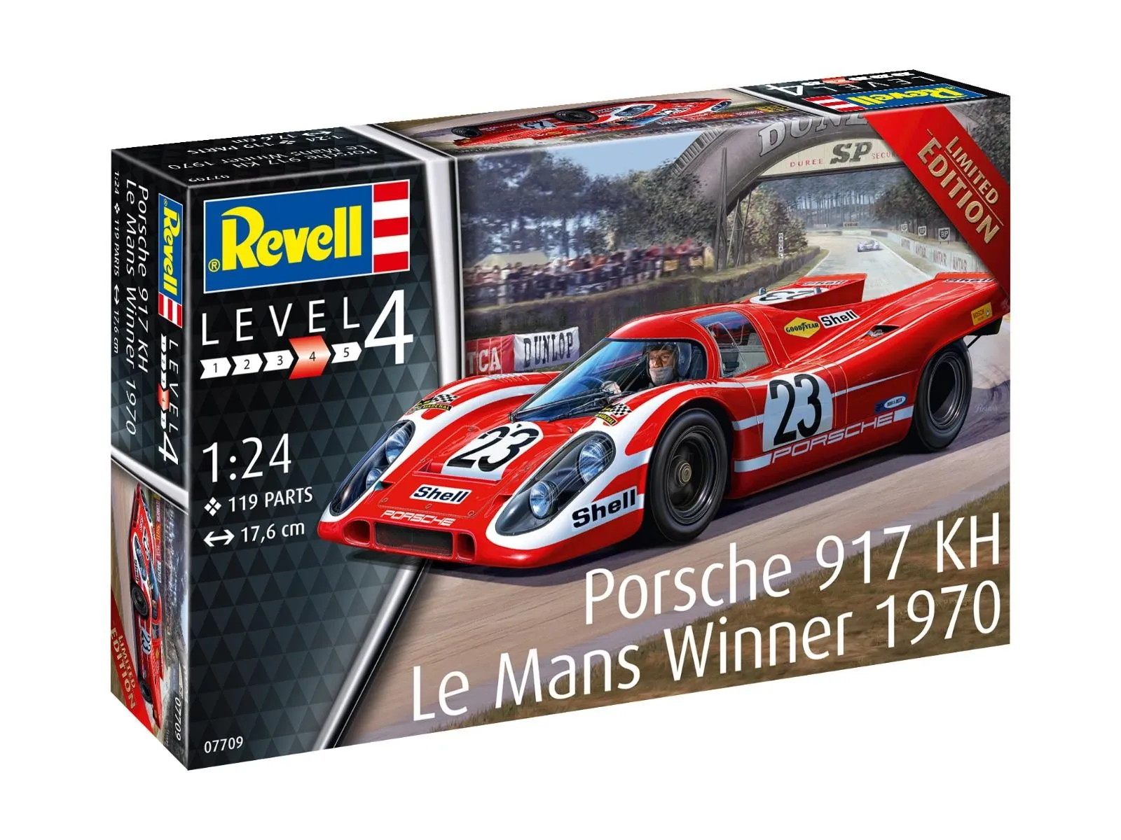 Revell 1/24 Porsche 917K Le Mans 1970 # 07709 11 Revell 1/24 Porsche 917K Le Mans 1970 # 07709 - Image 9