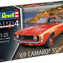 Revell 1/24 '69 Chevrolet Camaro SS 396 Big-block # 07712 -Aircraft Kits Sales rv7712 7