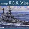 Revell 1/1200 Battleship U.S.S. Missouri (WWII) # 05128 - Plastic Model Kit 1 Revell 1/1200 Battleship U.S.S. Missouri (WWII) # 05128 - Plastic Model Kit -Aircraft Kits Sales rvl05128