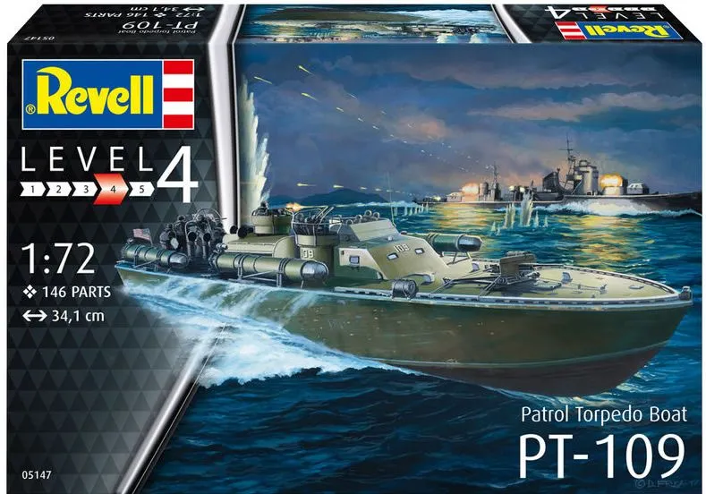 Revell 1/72 Patrol Torpedo Boat PT-109 # 05147 7 Revell 1/72 Patrol Torpedo Boat PT-109 # 05147 - Image 5
