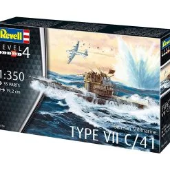 Revell 1/350 German Submarine Type VIIC/41 # 05154 18 Revell 1/350 German Submarine Type VIIC/41 # 05154 -Aircraft Kits Sales rvl05154 10