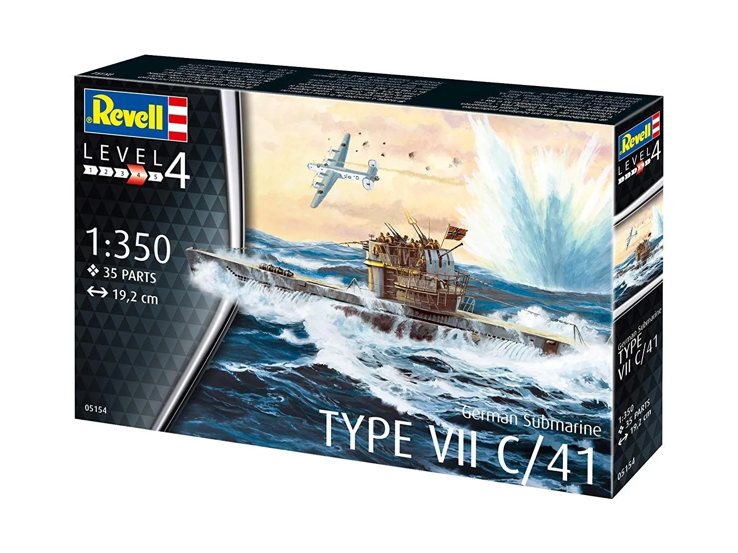 Revell 1/350 German Submarine Type VIIC/41 # 05154 9 Revell 1/350 German Submarine Type VIIC/41 # 05154 - Image 7