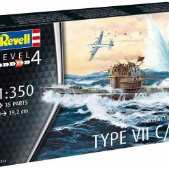 Revell 1/350 German Submarine Type VIIC/41 # 05154 17 Revell 1/350 German Submarine Type VIIC/41 # 05154 -Aircraft Kits Sales rvl05154 9
