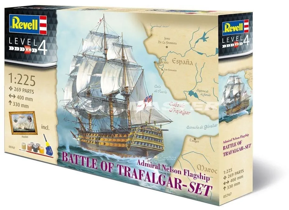 Revell 1/225 Gift Set "Battle Of Trafalgar" # 05767 3 Revell 1/225 Gift Set "Battle Of Trafalgar" # 05767