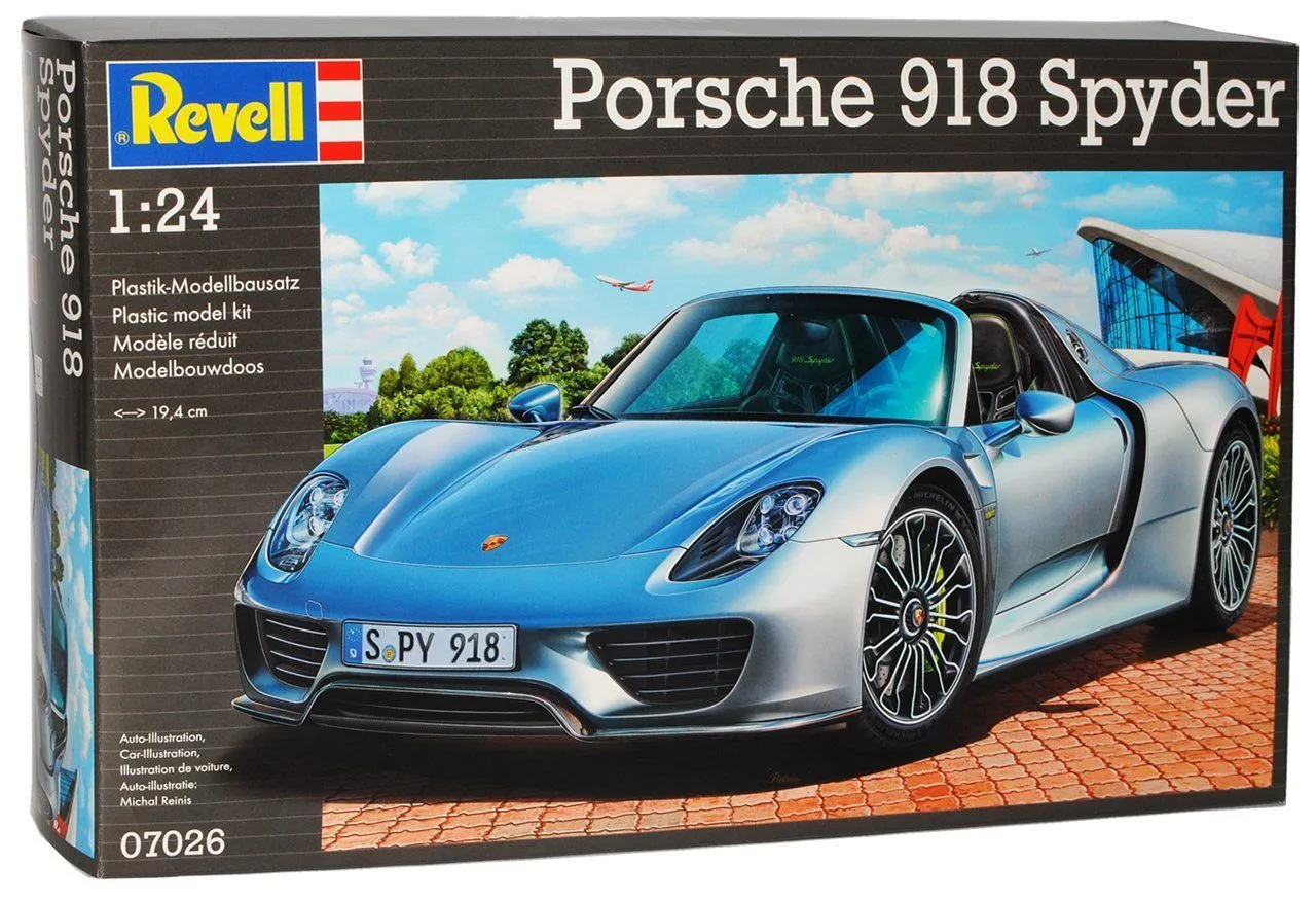 Revell 1/24 Porsche 918 Spyder # 07026 - Plastic Model Kit 6 Revell 1/24 Porsche 918 Spyder # 07026 - Plastic Model Kit - Image 4