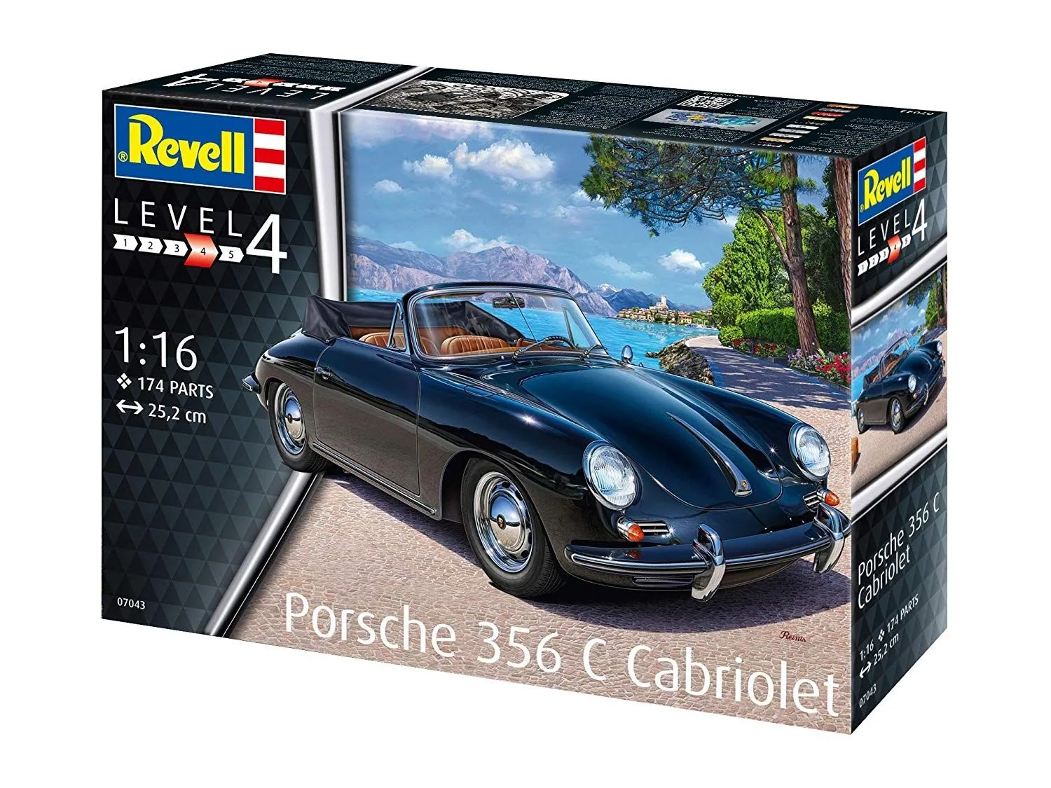 Revell 1/16 Porsche 356 Cabriolet # 07043 11 Revell 1/16 Porsche 356 Cabriolet # 07043 - Image 9