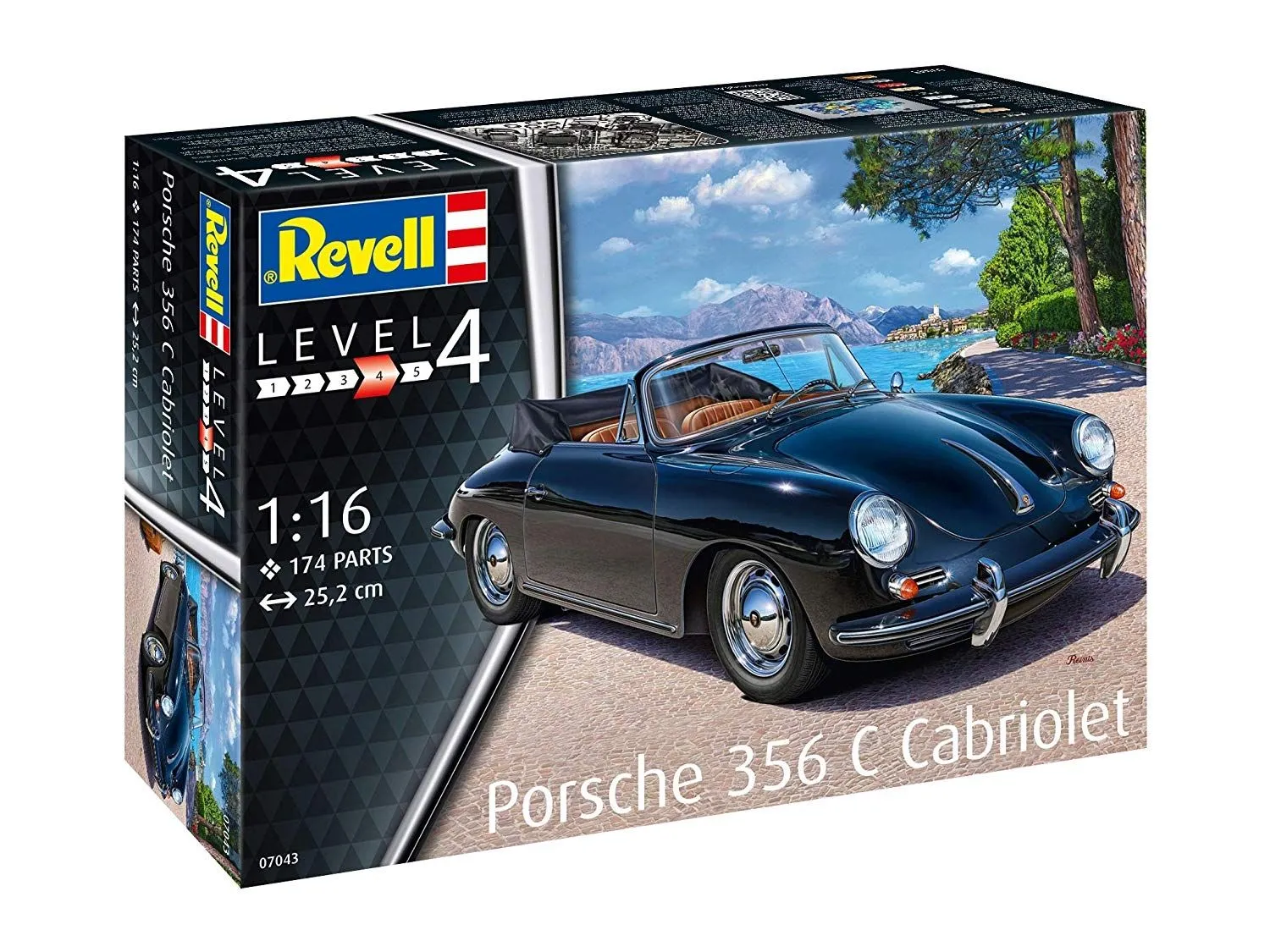 Revell 1/16 Porsche 356 Cabriolet # 07043 10 Revell 1/16 Porsche 356 Cabriolet # 07043 - Image 8