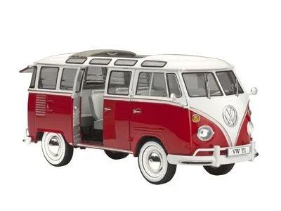 Revell 1/24 Volkswagen T1 SAMBA BUS # 07399 - Plastic Model Kit 4 Revell 1/24 Volkswagen T1 SAMBA BUS # 07399 - Plastic Model Kit - Image 2