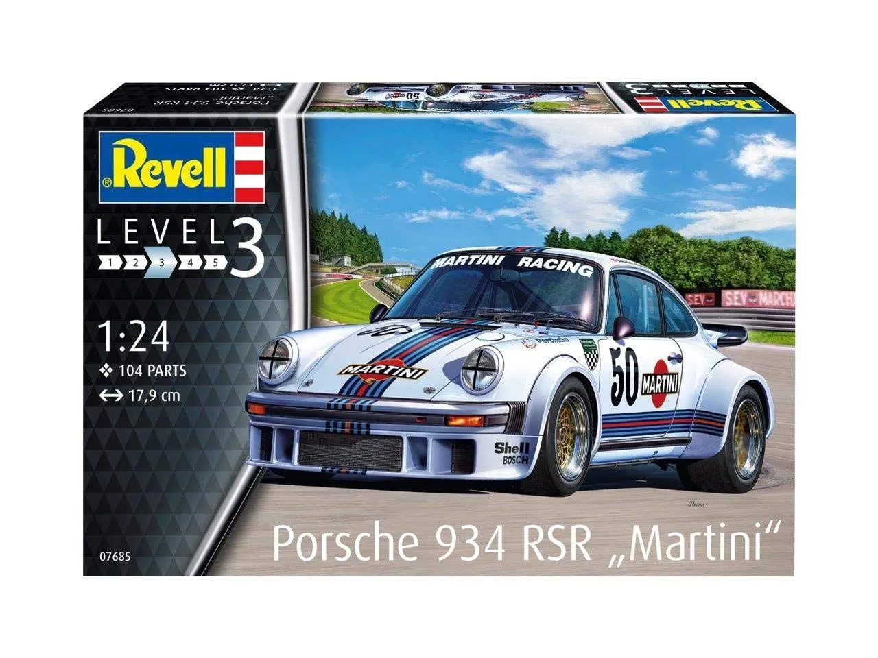 Revell 1/24 Porsche 934 RSR Martini # 07685 9 Revell 1/24 Porsche 934 RSR Martini # 07685 - Image 7