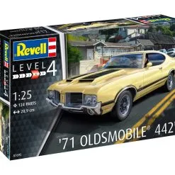Revell 1/24 71 Oldsmobile 442 Coup Model Set # 67695 -Aircraft Kits Sales rvl67695 9