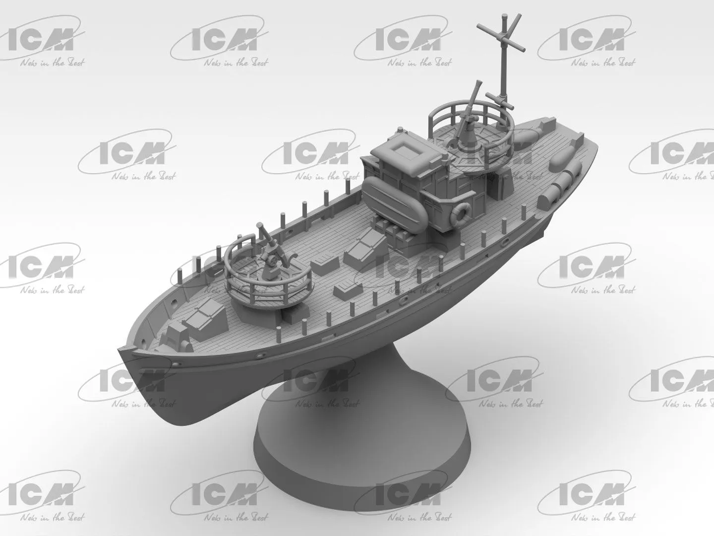 ICM 1/350 KFK Kriegsfischkutter WWII German Multi-Purpose Boat # S018 6 ICM 1/350 KFK Kriegsfischkutter WWII German Multi-Purpose Boat # S018 - Image 4