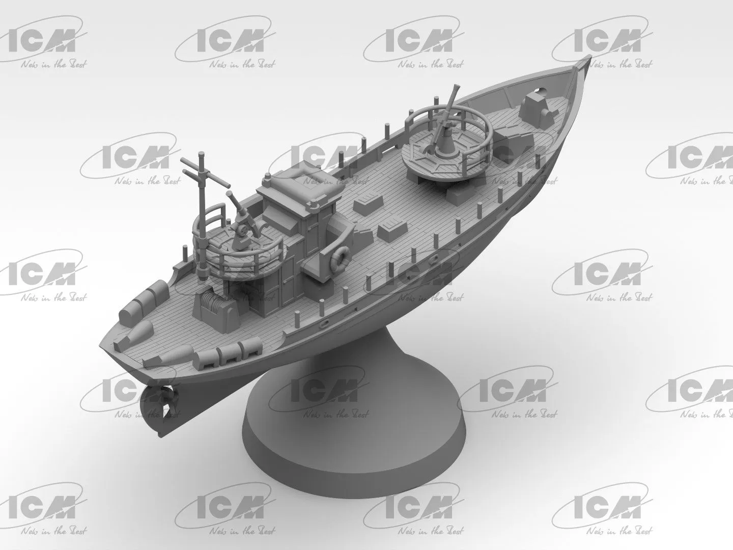 ICM 1/350 KFK Kriegsfischkutter WWII German Multi-Purpose Boat # S018 7 ICM 1/350 KFK Kriegsfischkutter WWII German Multi-Purpose Boat # S018 - Image 5